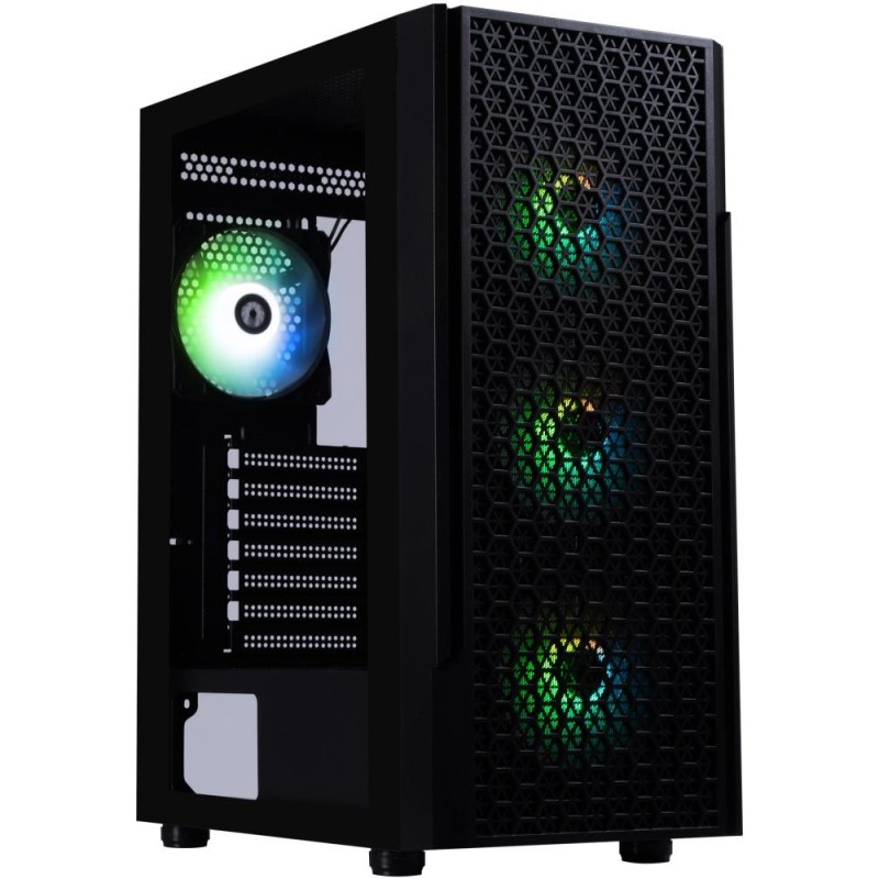 BitFenix skříň Proton / ATX / 4x120 mms FRGB fan / USB 3.0 / 2xUSB 2.0 / tvrzené sklo / černá