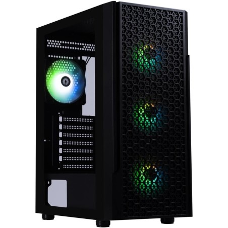 BitFenix skříň Proton / ATX / 4x120 mms FRGB fan / USB 3.0 / 2xUSB 2.0 / tvrzené sklo / černá