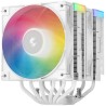 DEEPCOOL Kühler AG620 WH ARGB V2 / 2x 120mm Lüfter / 6x Heatpipes / PWM / für Intel und AMD / weiß