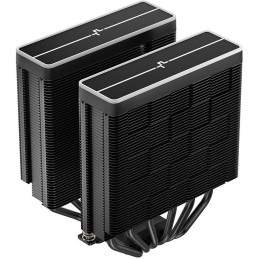 DEEPCOOL chladič AG620 BK ARGB V2 / 2x 120mm fan / 6x heatpipes / PWM / pro Intel i AMD / černý