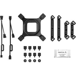 DEEPCOOL chladič AG620 BK ARGB V2 / 2x 120mm fan / 6x heatpipes / PWM / pro Intel i AMD / černý