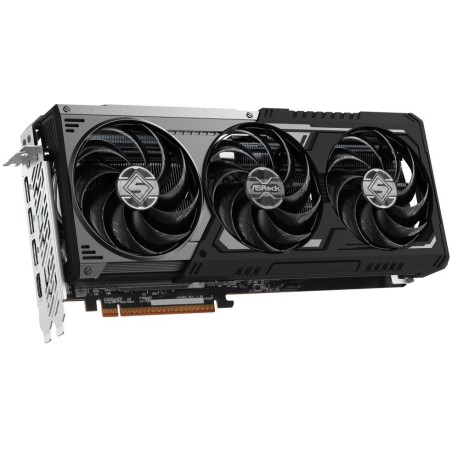 ASROCK AMD Radeon RX 9070 XT Steel Legend Dark 16GB / 16GB GDDR6 / PCI-E / HDMI / 3x DP / černá