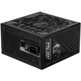 MSI zdroj MPG A850GS PCIE5/ 850W/ ATX3.1/ akt. PFC/ 10 let celk. záruka/ 135mm fan/ modulární kabeláž/ 80PLUS Gold