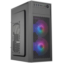 EUROCASE MidT ML N6-530B ARGB / bez zdroje / 2x USB 3.0  / USB-C / černá