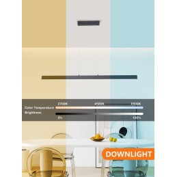 IMMAX NEO LITE TRIANGOLO SMART závěsné svítidlo černé 125cm 28W s BEACON, Wi-Fi, TUYA