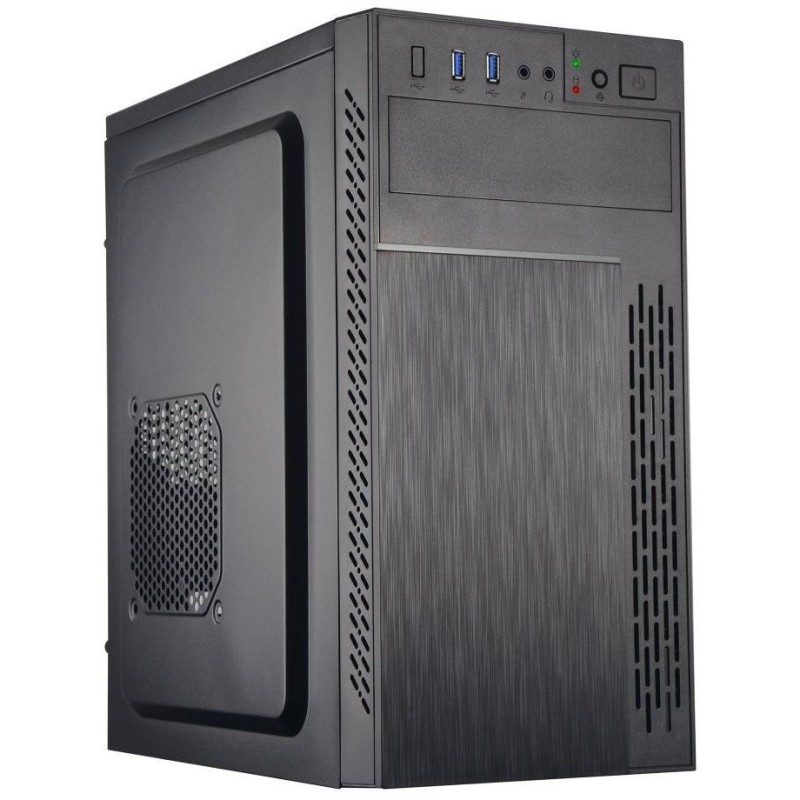 EUROCASE MidT ML M6-505B / mATX / bez zdroje / 2x USB 3.0 / černá