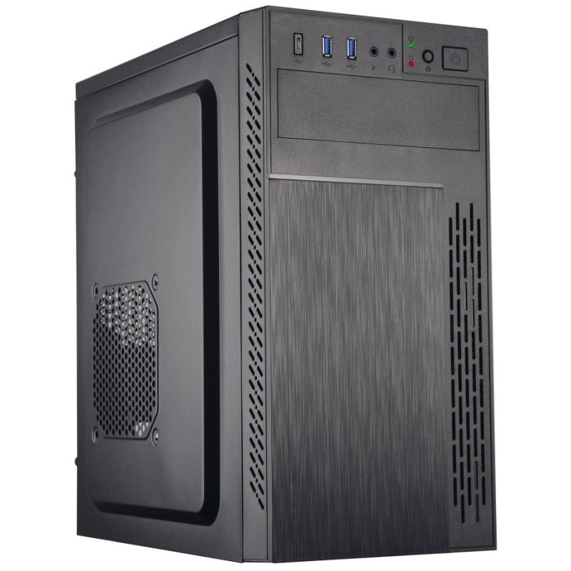 EUROCASE MidT ML M6-505B / mATX / bez zdroje / 2x USB 3.0 / USB-C / černá