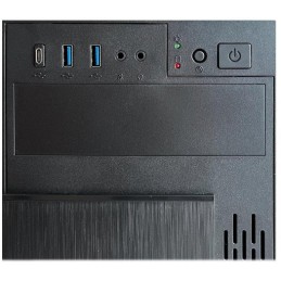 EUROCASE MidT ML M6-505B / mATX / bez zdroje / 2x USB 3.0 / USB-C / černá