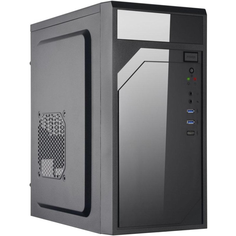 EUROCASE MidT ML M6-590B / mATX / bez zdroje / 2x USB 3.0 / černá