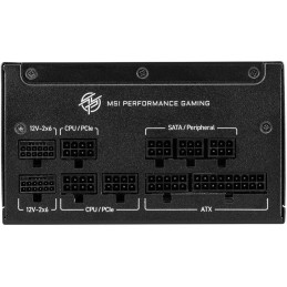 MSI zdroj MPG A1250GS PCIE5/ 1250W/ ATX3.1/ akt. PFC/ 10 let celk. záruka/ 135mm fan/ modulární kabeláž/ 80PLUS Gold