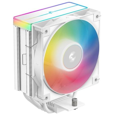 DEEPCOOL chladič AG400 ARGB V2 / 120mm fan ARGB / 4x heatpipes / PWM / pro Intel i AMD / bílý