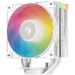 DEEPCOOL chladič AG400 ARGB V2 / 120mm fan ARGB / 4x heatpipes / PWM / pro Intel i AMD / bílý