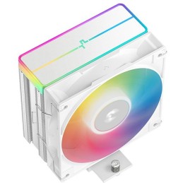 DEEPCOOL chladič AG400 ARGB V2 / 120mm fan ARGB / 4x heatpipes / PWM / pro Intel i AMD / bílý
