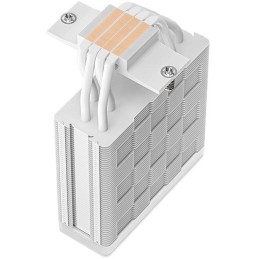 DEEPCOOL chladič AG400 ARGB V2 / 120mm fan ARGB / 4x heatpipes / PWM / pro Intel i AMD / bílý