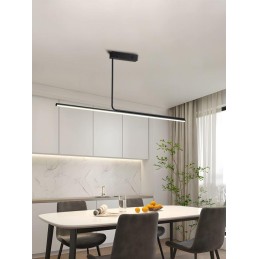 IMMAX NEO LITE ASTA SMART závěsné svítidlo černé 125cm 28W podporou BEACON, Wi-Fi, TUYA