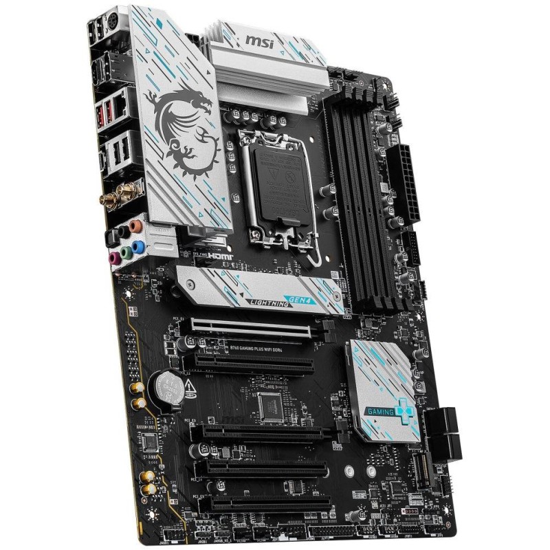 MSI B760 GAMING PLUS WIFI DDR4 / Intel B760 / LGA1700 / 4x DDR4 / 2x M.2 / HDMI / DP / WiFi / ATX
