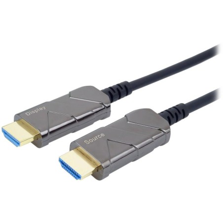 PremiumCord Ultra High Speed HDMI 2.1 optický fiber kabel 8K@60Hz,zlacené 15m