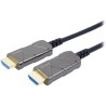 PremiumCord Ultra High Speed HDMI 2.1 optický fiber kábel 8K @ 60Hz, pozlátené 15m