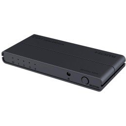 PremiumCord HDMI switch 4:1 s podporou rozlišení 4Kx2K@60Hz, 1080P, HDR, s ovládáním tlačítkem a dálkovým ovladačem