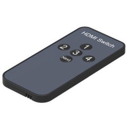 PremiumCord HDMI switch 4:1 s podporou rozlišení 4Kx2K@60Hz, 1080P, HDR, s ovládáním tlačítkem a dálkovým ovladačem