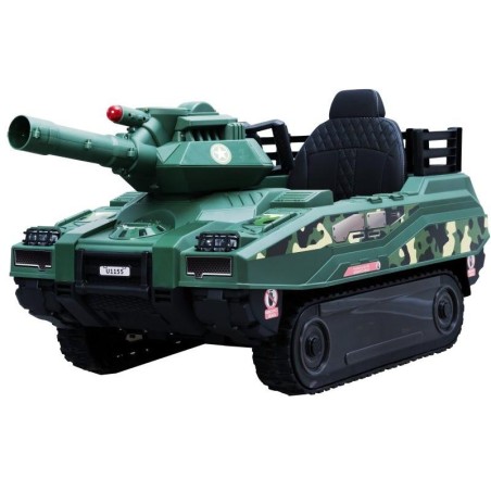 BLUETOUCH elektrický dětský tank/ rychlost 4 km/h/ provozní doba 45 min/ zelený