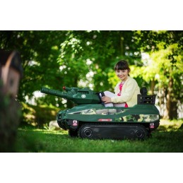 BLUETOUCH elektrický dětský tank/ rychlost 4 km/h/ provozní doba 45 min/ zelený