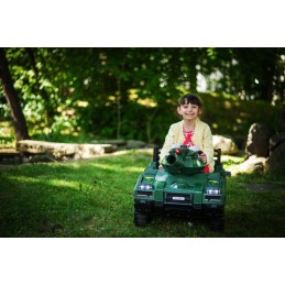 BLUETOUCH elektrický dětský tank/ rychlost 4 km/h/ provozní doba 45 min/ zelený