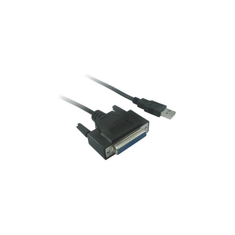 PremiumCord Konvertor USB 2.0 na paralelní port DB25F