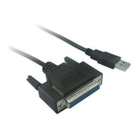 PremiumCord Konvertor USB 2.0 na paralelní port DB25F