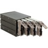 CHIEFTEC interní box do 5,25" pro 4x SAS/SATA HDD, černý, Hot-Swap, ALU