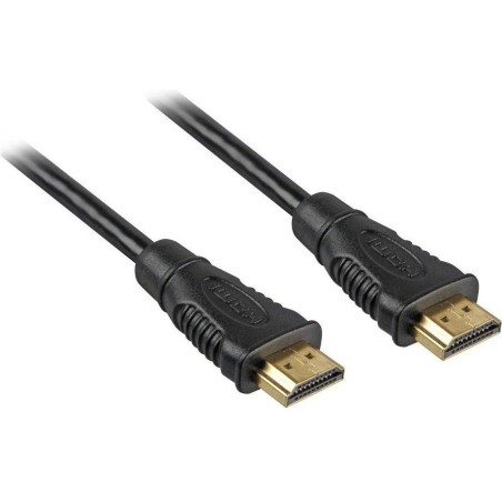 PremiumCord HDMI High Speed + Ethernet kabel/ zlacené konektory/ 3m/ černý