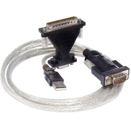 PremiumCord Konvertor USB 2.0 - serial RS232 kabel