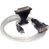 PremiumCord Konverter USB 2.0 - Serielles RS232-Kabel