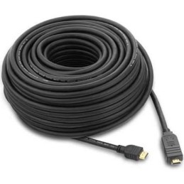 PremiumCord HDMI High Speed + Ethernet kabel se zesilovačem/ AWG24/ 3x stínění/ M/M/ zlacené konektory/ 30m/ černý