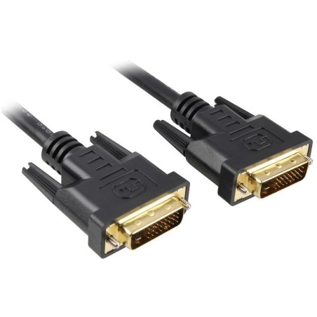 PremiumCord DVI-D propojovací kabel/ dual-link/ DVI(24+1)/ MM/ 1m/ černý