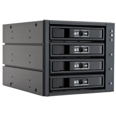 CHIEFTEC backplane do 5,25" na 4x SATA/SAS HDDs/SDDs (3,5" or 2,5")