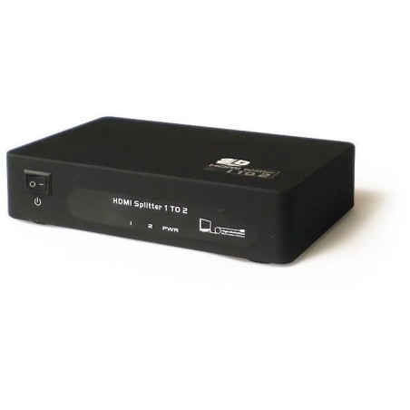 PremiumCord HDMI splitter 1-2 porty kovový s napájením, 4K, FULL HD, 3D