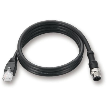 Planet CB-M12A8MRJ-200 voděodolný propojovací kabel RJ-45 / M12 A-coding, 8-pinů, délka 2m