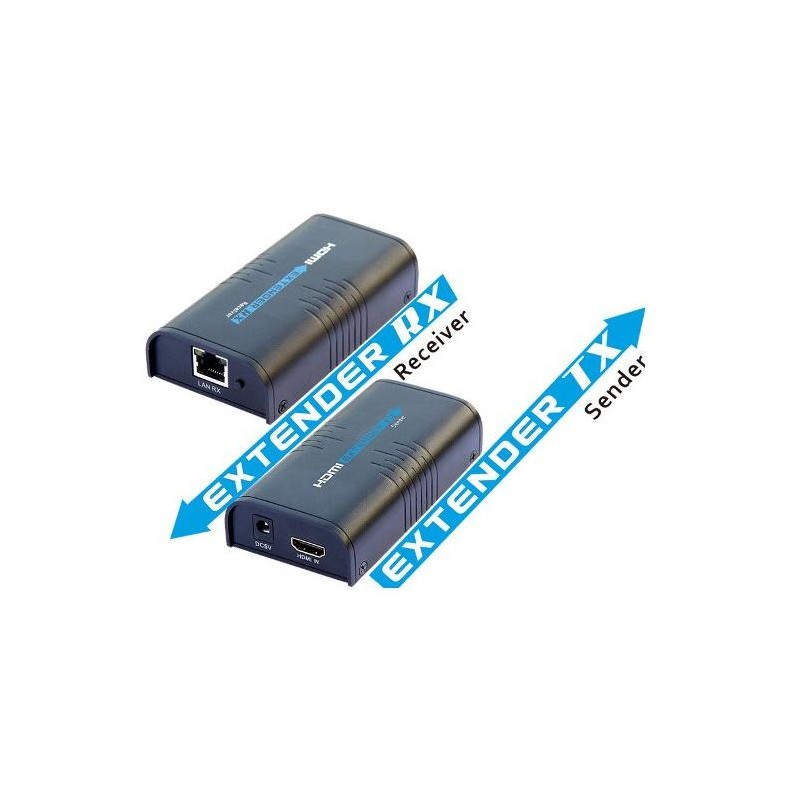 XtendLan HDMI přenos po LAN, přijímač, UDP/Multicast, 100Mbps@1080p