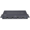 XtendLan HDMI multiviewer/squarer, 4x input, 1x output, up to 1080p, IR remote control