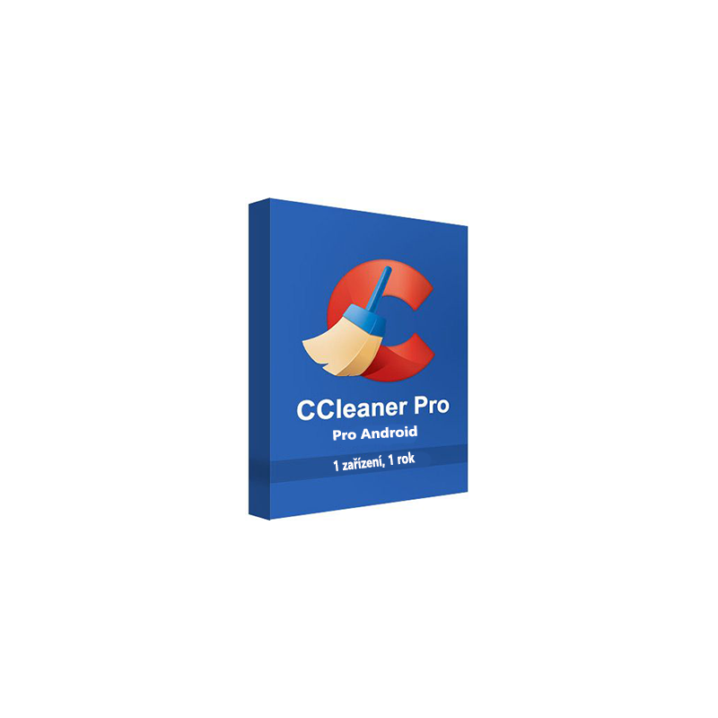 CCLEANER PRO ANDROID PRO 1 ZAŘÍZENÍ NA 12 MĚSÍCŮ - KARTIČKA