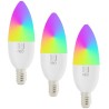 IMMAX NEO LITE SMART sada 3x žárovka LED E14 6W RGB+CCT, stmívatelná, Wi-Fi, Beacon, DO, TUYA