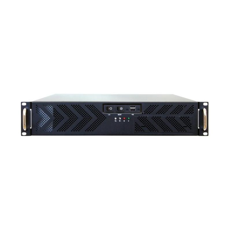 CHIEFTEC rack 19" 2U UNC-210T-B-U3 400W, USB 3.0, černý