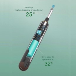 Bebird X1+ – oczyszczacz woskowiny z kamerą, czarny