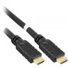 PremiumCord HDMI High Speed + Ethernet kábel / pozlátené konektory / 5m / čierny