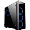 CHIEFTEC MidT Scorpion II GL-02B-OP / ATX / 2x USB3.0 / 1x USB2.0 / without power supply / transparent side panel / black
