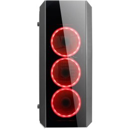 CHIEFTEC MidT Scorpion II GL-02B-OP / ATX / 2x USB3.0 / 1x USB2.0 / bez zdroje / průhledná bočnice / černá