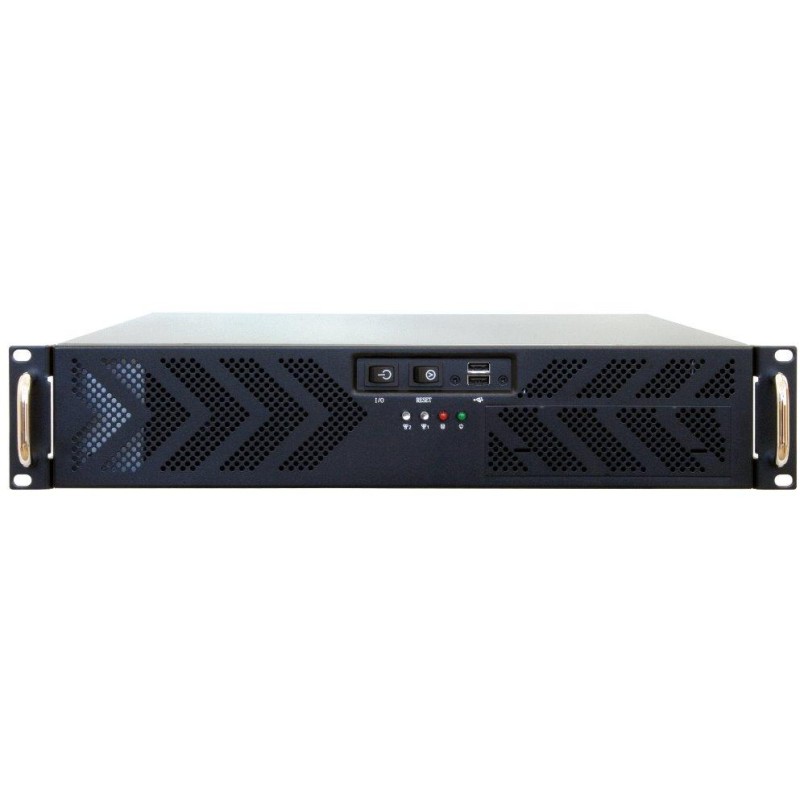 CHIEFTEC rack 19" 2U UNC-210T-B-U3-OP, bez zdroje, USB 3.0, černý
