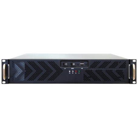 CHIEFTEC rack 19" 2U UNC-210T-B-U3-OP, bez zdroje, USB 3.0, černý