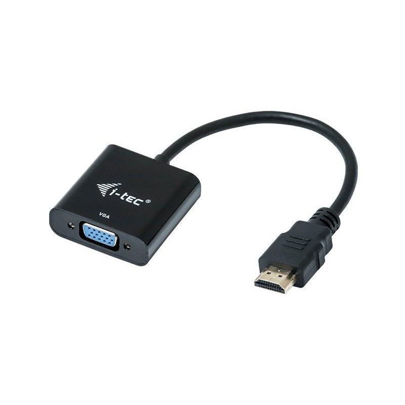I-tec HDMI na D-SUB (VGA) kabelový adaptér/ 1920×1080/ černý